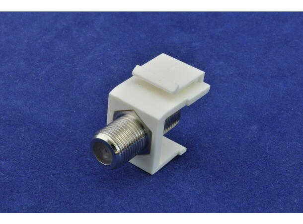 PHS Keystone F plugg F/F Innsats for PHS WallPlate, Hunn/Hunn 